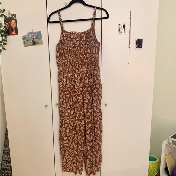 Rusty Floral Jumpsuit - Picture 2 of 4